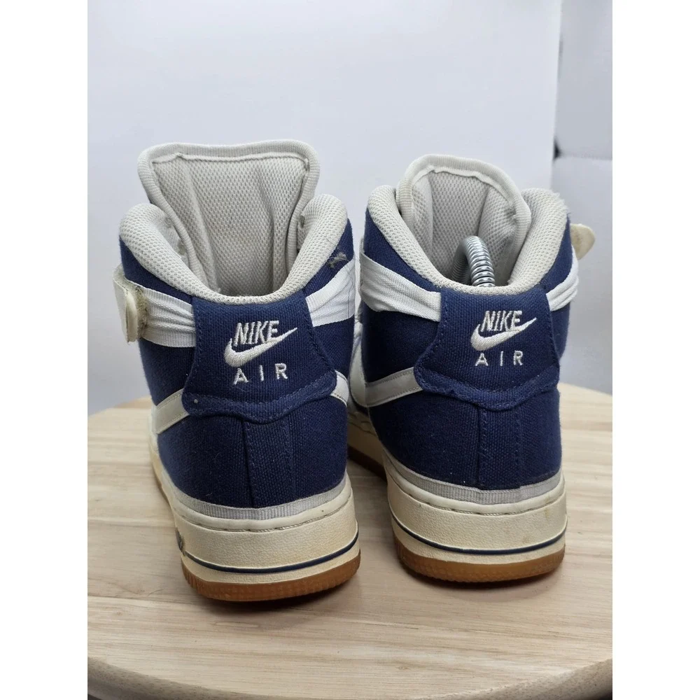 Womens Size 6.5 - Nike Air Force 1 High '07 LV8 "Binary Blue" 806403-401 GS 5Y - Picture 6 of 8